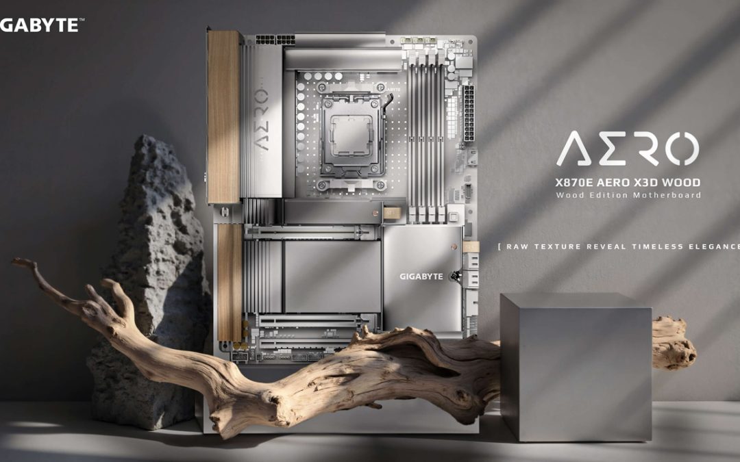 Legno, pelle naturale e socket AM5: la Gigabyte X870E Aero Wood è la rivincita del 'wooden PC'