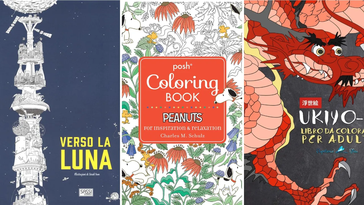40 libri da colorare per adulti da regalare o da regalarti a Natale