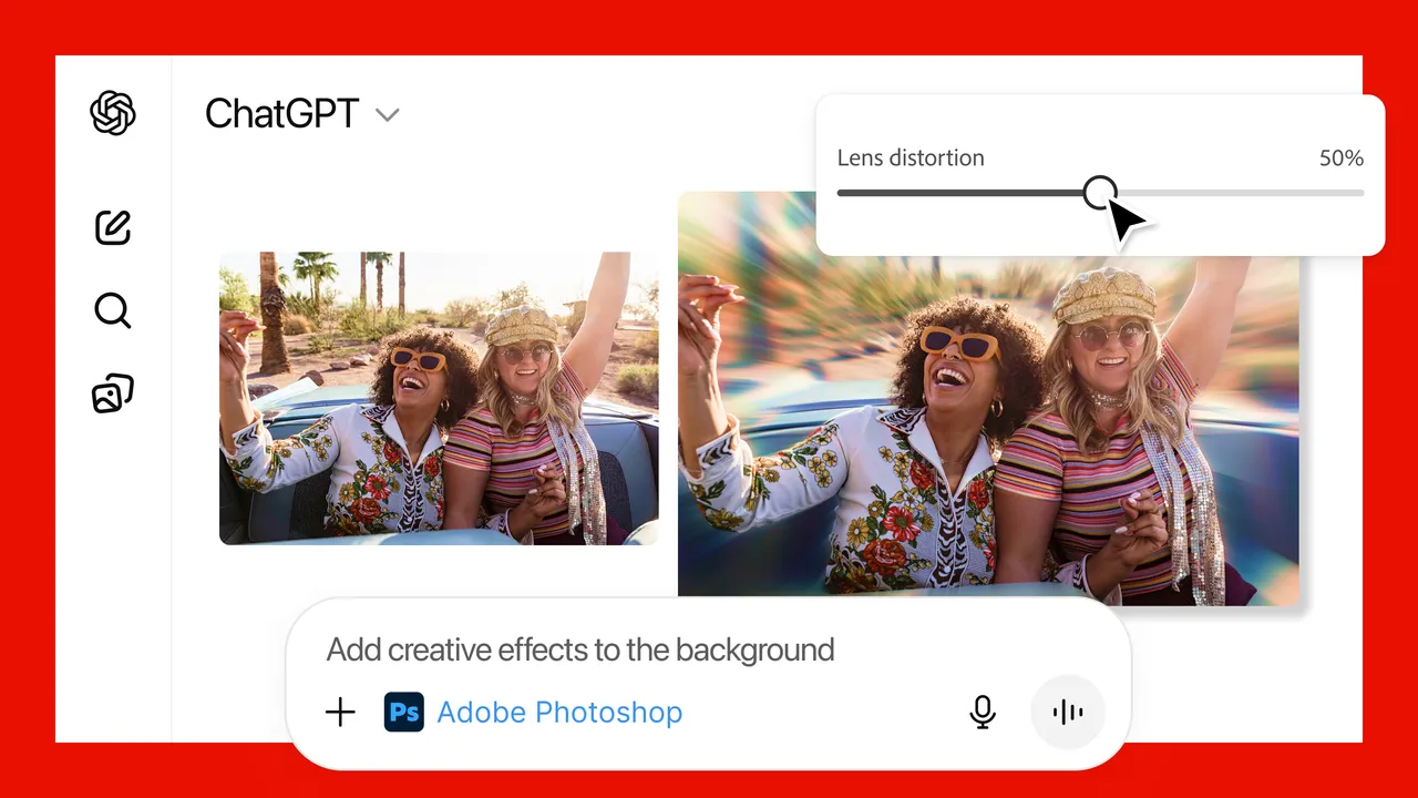 Photoshop su ChatGPT, da oggi si può integrare ed è gratuito