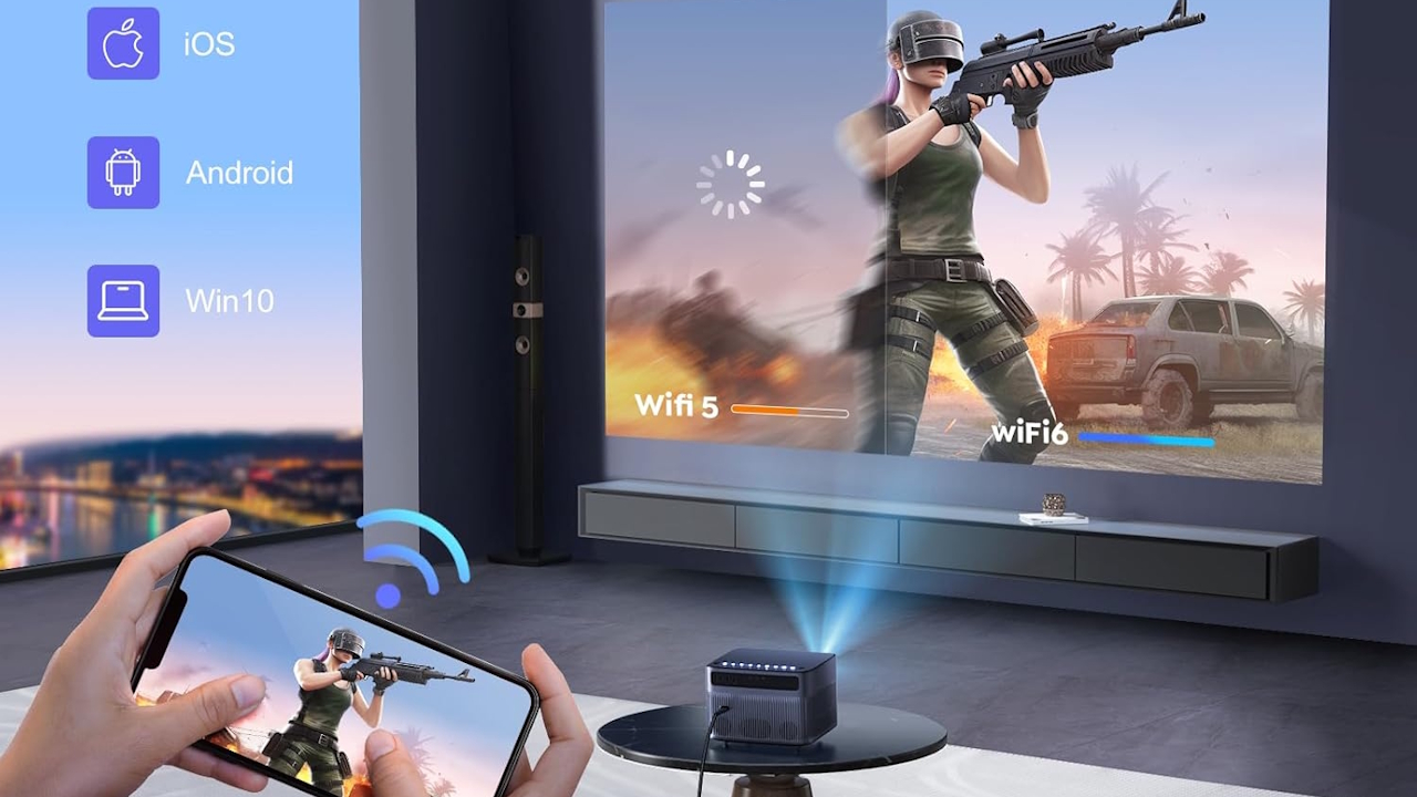 Proiettore Full HD con autofocus e WiFi 6 a soli 64€: l'offerta WiMiUS che sta facendo impazzire Amazon