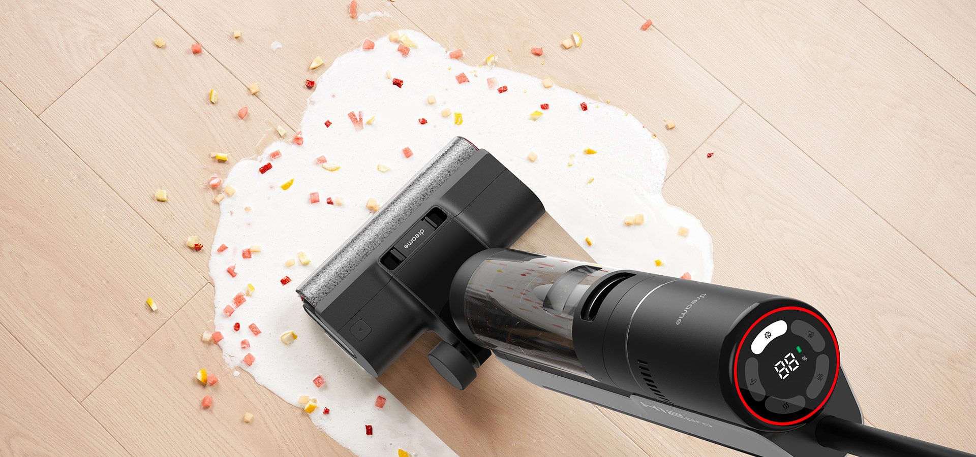 Scopa elettrica lava e aspira come una top di gamma: DREAME H12 Pro FlexReach scende a 229€ su Amazon