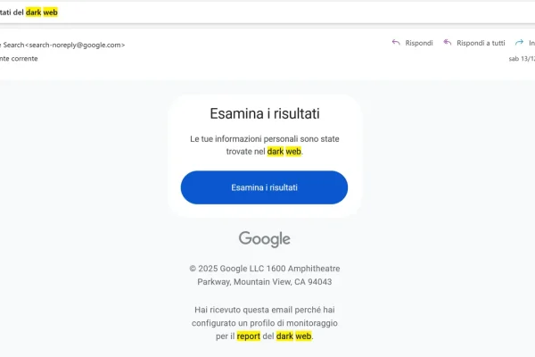 Dark Web Report chiude, addio allo strumento di monitoraggio di Google