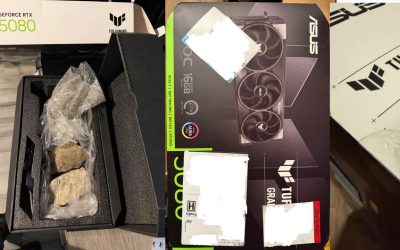 Spende 1.200 dollari per una RTX 5080 e riceve dei sassi: il rivenditore non vuole risarcirlo