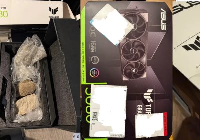 Spende 1.200 dollari per una RTX 5080 e riceve dei sassi: il rivenditore non vuole risarcirlo