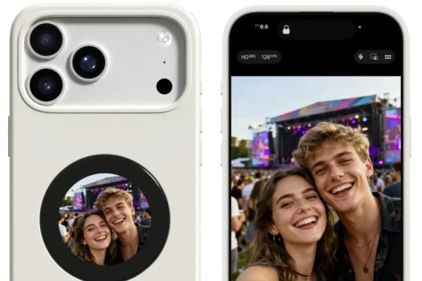 Selfix, la custodia per iPhone 17 Pro che aggiunge un display sul retro