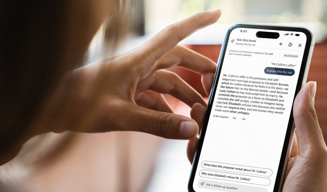 Amazon, un chatbot risponde alle domande sui libri che si sta leggendo – Software e App