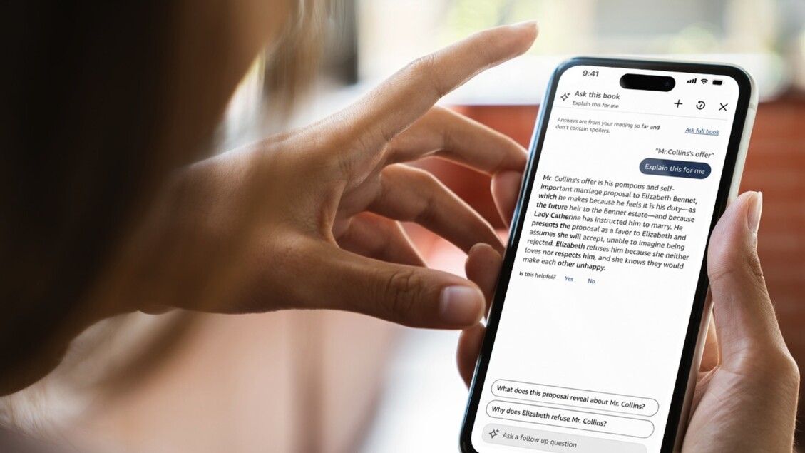 Amazon, un chatbot risponde alle domande sui libri che si sta leggendo – Software e App