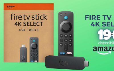 Fire TV Stick 4K Select a 19€: occasione da non perdere