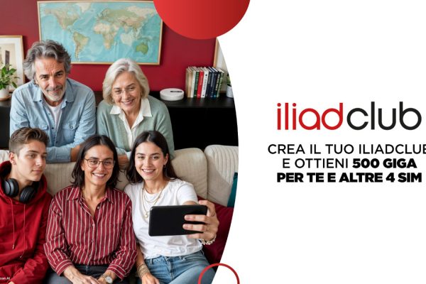 iliad regala centinaia di giga con iliadclub: ecco chi può averli (e come)
