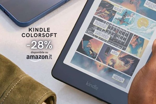 Kindle Colorsoft in offerta: letture più confortevoli
