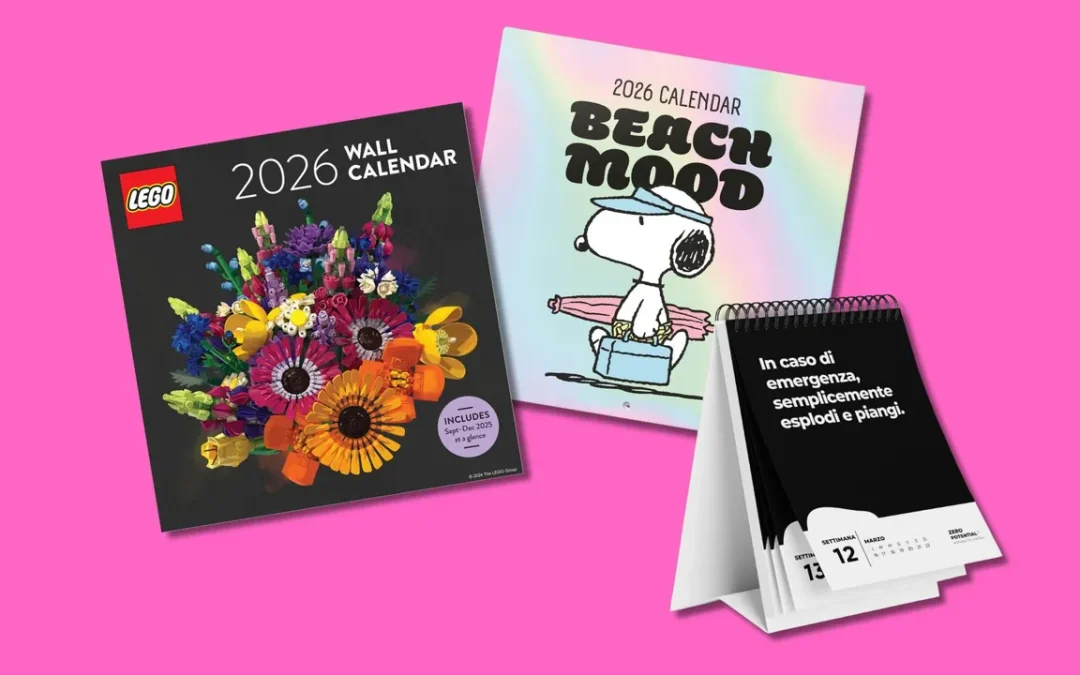 I migliori calendari 2026 da parete e scrivania