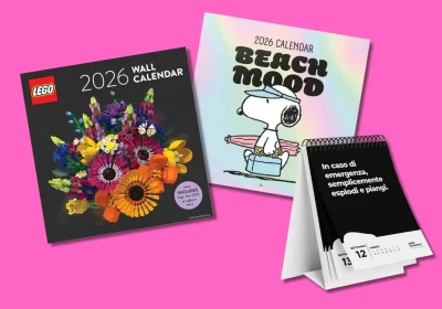 I migliori calendari 2026 da parete e scrivania