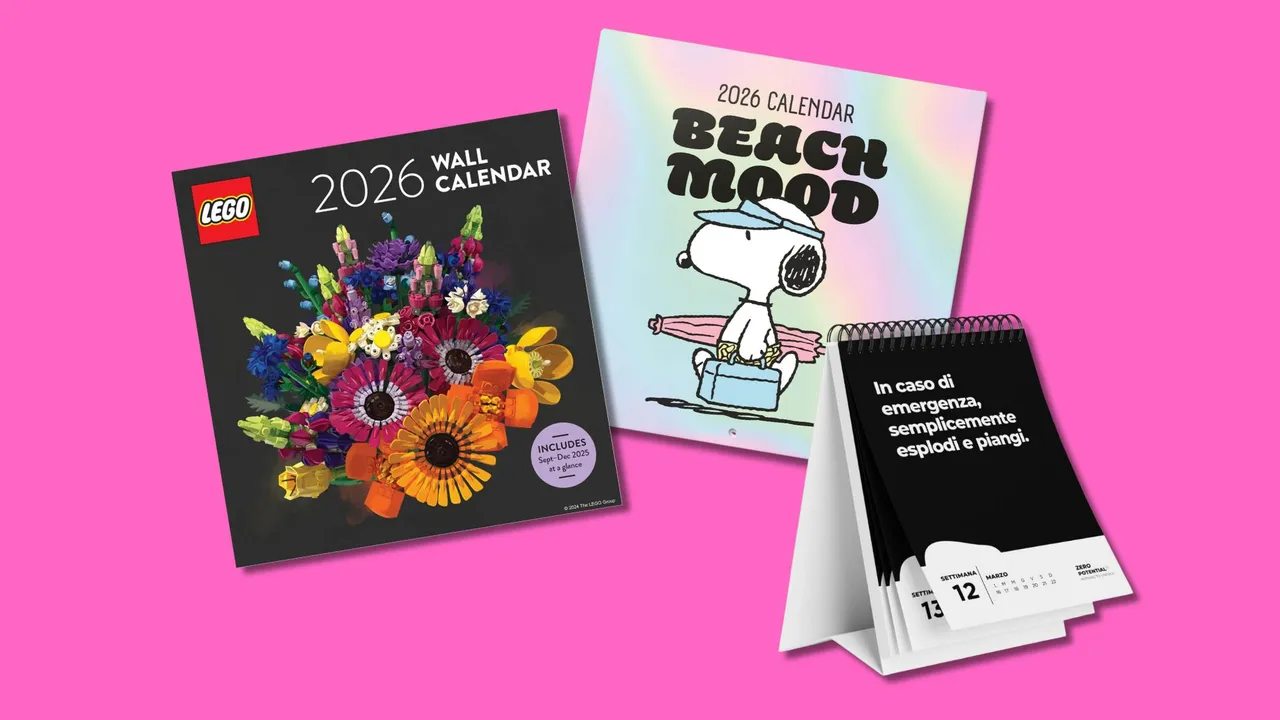 I migliori calendari 2026 da parete e scrivania
