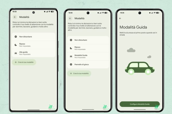 Nuova modalità Android per i mezzi pubblici