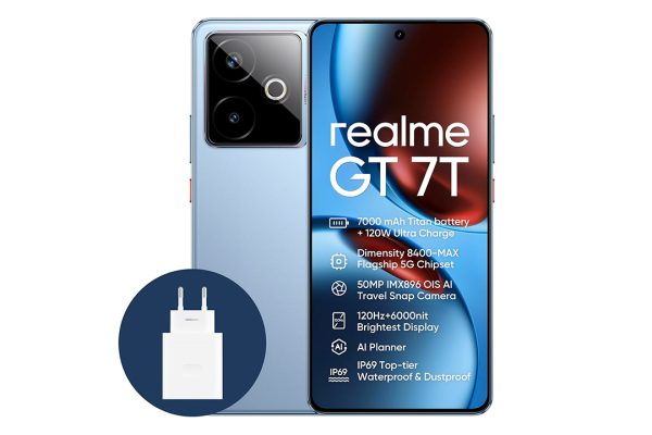 realme GT 7T per la prima volta a soli 399€: batteria da 7000mAh, 12GB/512GB, super fotocamera e tantissima sostanza