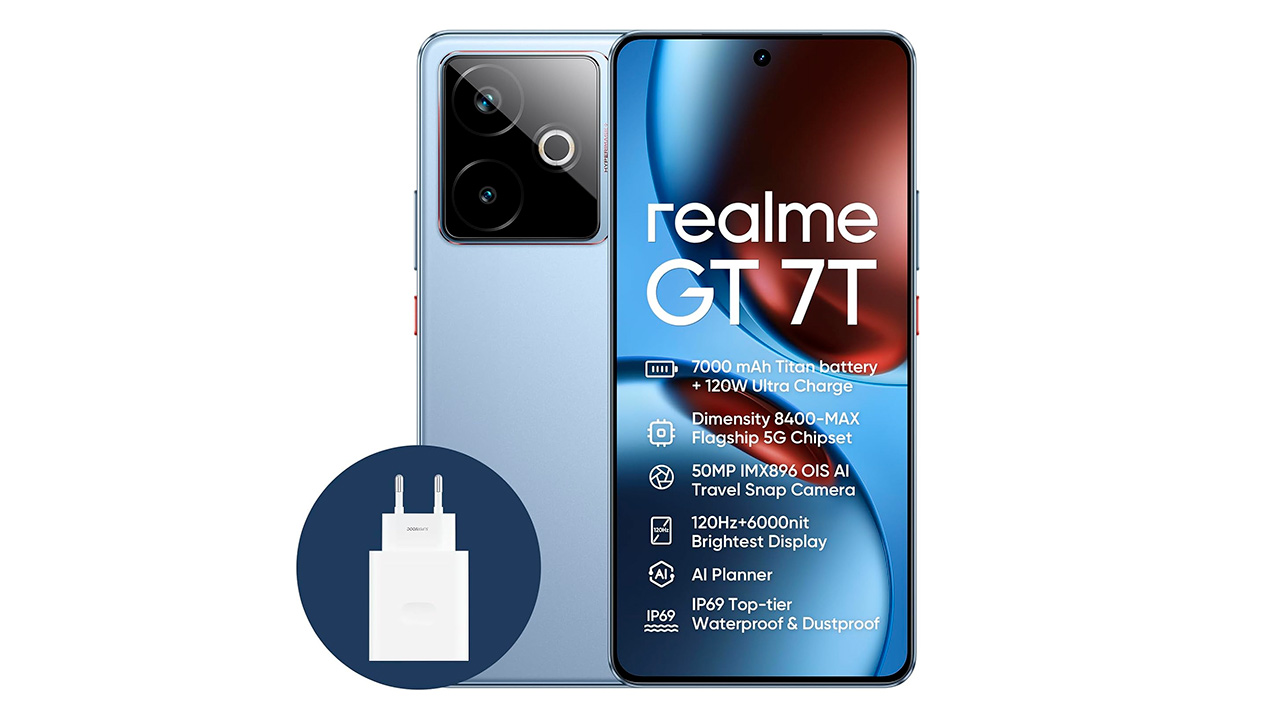 realme GT 7T per la prima volta a soli 399€: batteria da 7000mAh, 12GB/512GB, super fotocamera e tantissima sostanza