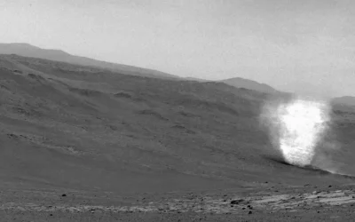 Scariche elettriche catturate su Marte da Perseverance