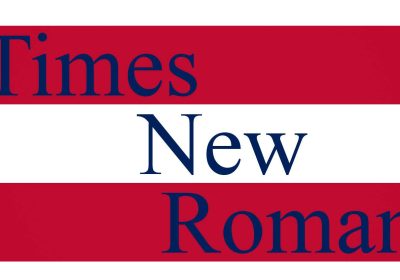USA: ritorno al Times New Roman
