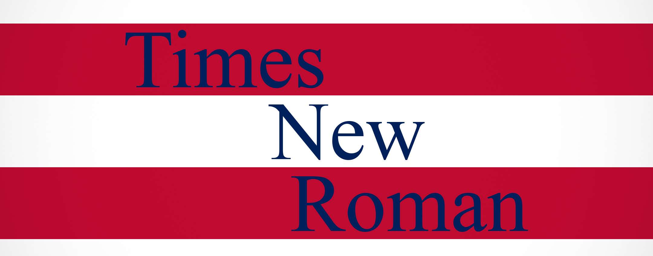 USA: ritorno al Times New Roman