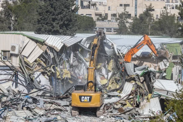 Israele ha demolito il quartier generale dell’Unrwa di Gerusalemme