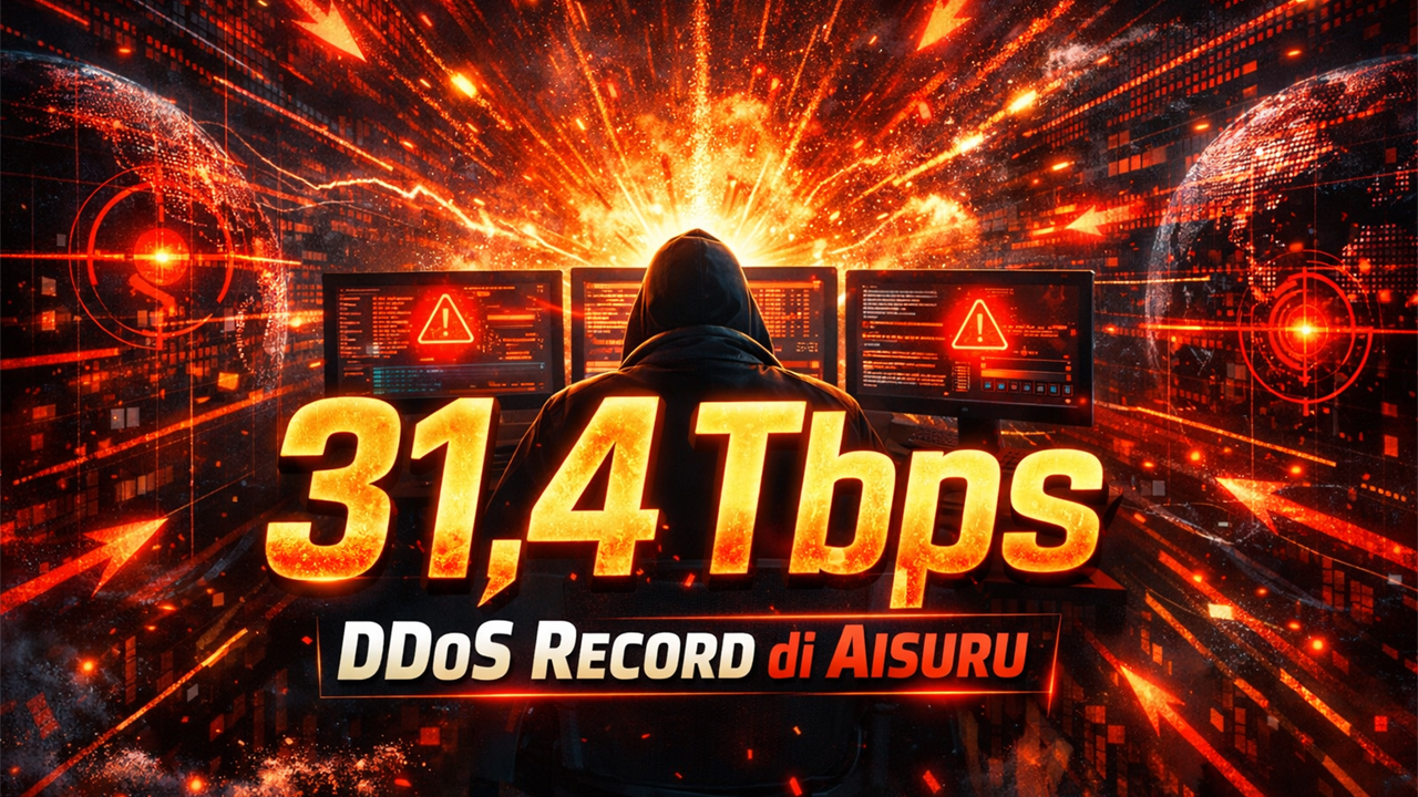 31,4 Tbps: Aisuru sfonda il suo stesso record con il DDoS più potente di sempre