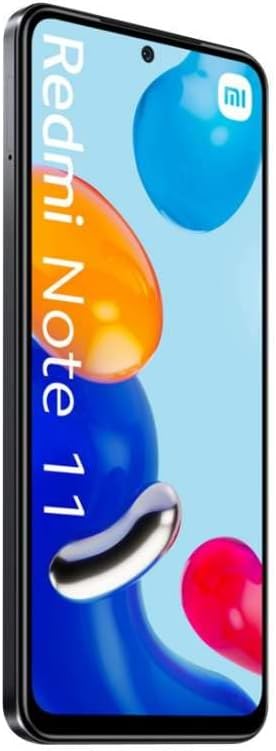 Xiaomi Redmi Note 11 – Smartphone 4+128GB, Display AMOLED FHD+ 6.43” 90Hz, Snapdragon 680, quadrupla fotocamera 50MP, 5000mAh, Graphite Grey (IT Version + 2 anni garanzia)