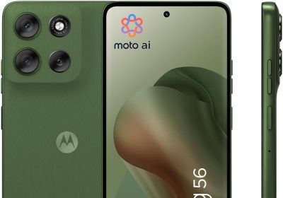 Motorola Moto G56 5G 8/256GB, 50MP Camera + Anti-Flicker Sensor, 6.72″ FHD+ 120Hz Display, 5200mAh Battery, MediaTek Dimensity 7060, Android 15, Pantone Dill