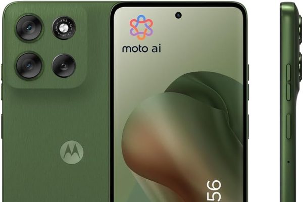 Motorola Moto G56 5G 8/256GB, 50MP Camera + Anti-Flicker Sensor, 6.72″ FHD+ 120Hz Display, 5200mAh Battery, MediaTek Dimensity 7060, Android 15, Pantone Dill