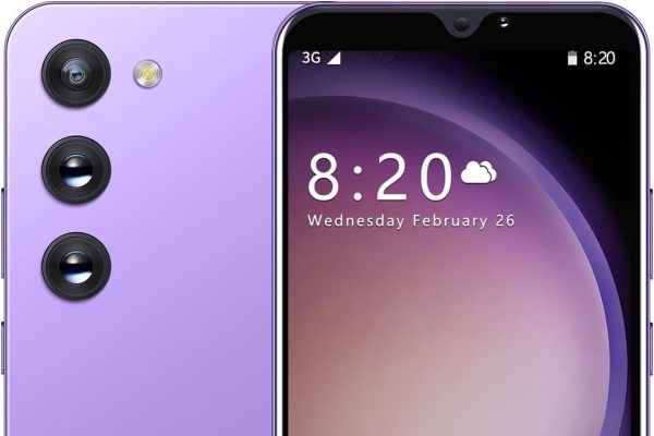 Economic Smartphone, 16GB ROM (Scalable to 128GB), 5.0 Inch IPS Display, Android 9.0 OS, Dual SIM Camera, 3G Face ID Mobile Phones (Ms23-Purple)
