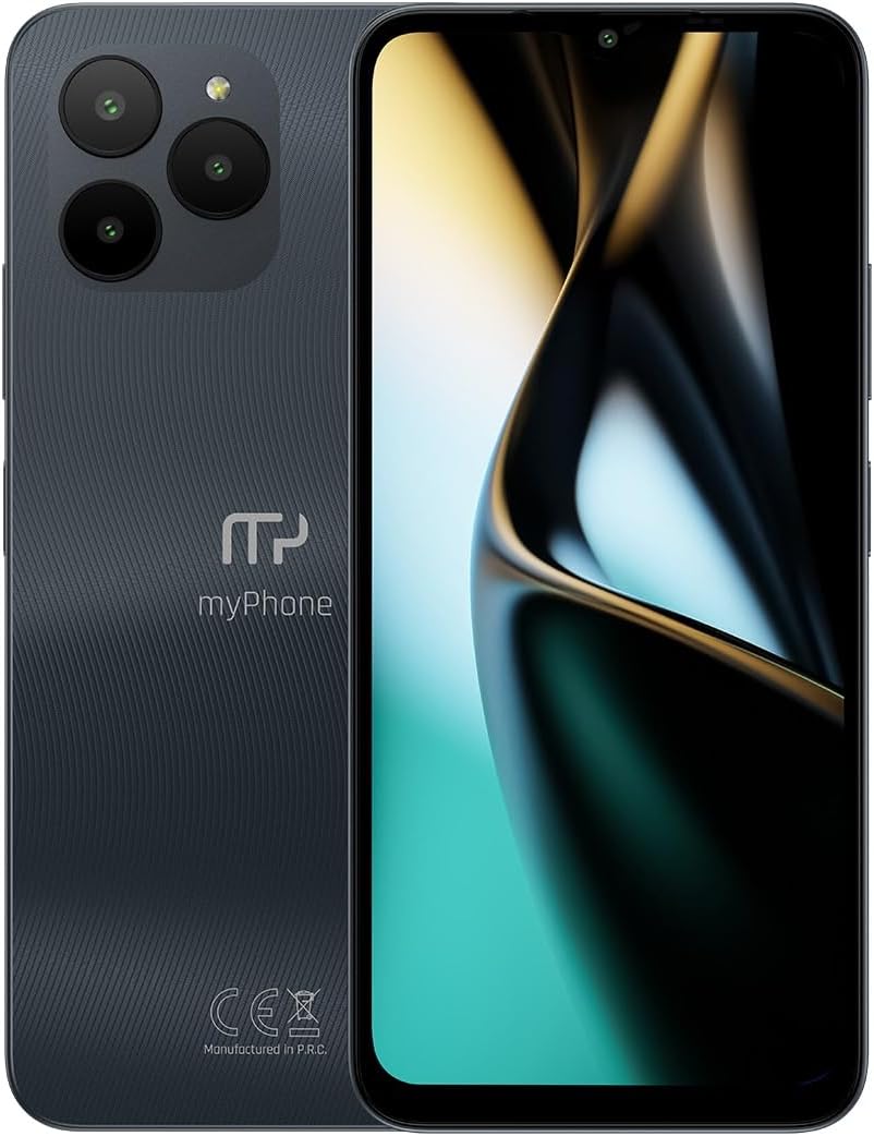 Elegant Smartphone Without Vertag with Free Case myPhone N23 Lite Slim and Ultra Slim 13 Mpx 4000 mAh Battery HD+ Safe with Android 13