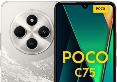 XIAOMI Poco C75 4G Smartphone Gold 6+128GB 2.0GHz Immersive Display 17.5 cm 5160mAh Solid Battery Dual AI Camera 50MP Powerful Octa-Core Processor