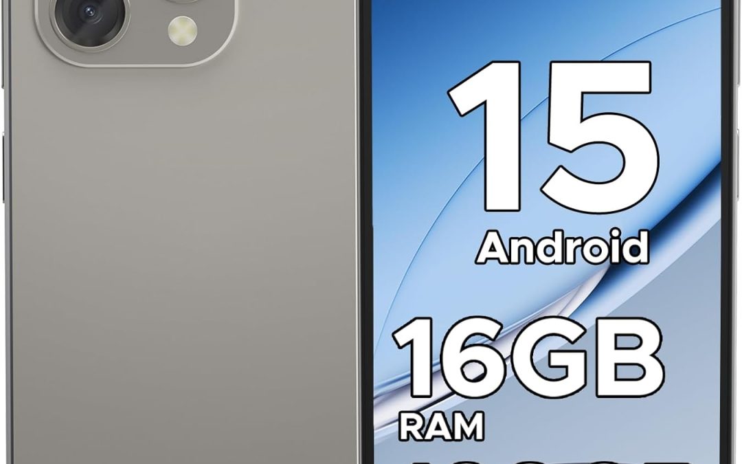 DOOGEE 2025 N55 Android 15 Smartphone, 16GB+128GB/2TB TF, 90Hz 6.56″ HD+ Display, Mobile Phone 13MP+8MP Camera, Phone 5150mAh Batteries, 4G Dual SIM/Widevine L1/Face Unlock, Natural