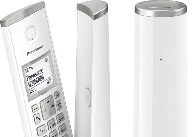 Panasonic KX-TGK212JTW Cordless DECT Telephone with 1.5″ LCD Backlight White Ringtones Unwanted Calls Eco Eco Plus White