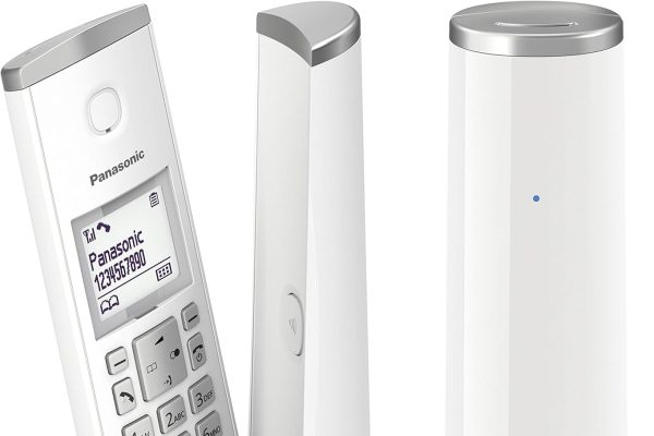 Panasonic KX-TGK212JTW Cordless DECT Telephone with 1.5″ LCD Backlight White Ringtones Unwanted Calls Eco Eco Plus White