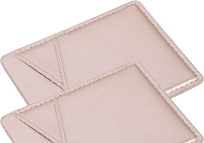 Gatuida Porta Carte Di Credito in Pelle Pu Con Supporto Per Telefono Cellulare 2 Pezzi