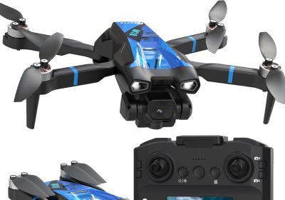 M18LCD Mini Drone with 4K Camera Drone with Remote Control LCD 3D Flip Design Foldable Remote Control Rechargeable 3 Speed RC Quadcopter for Beginners