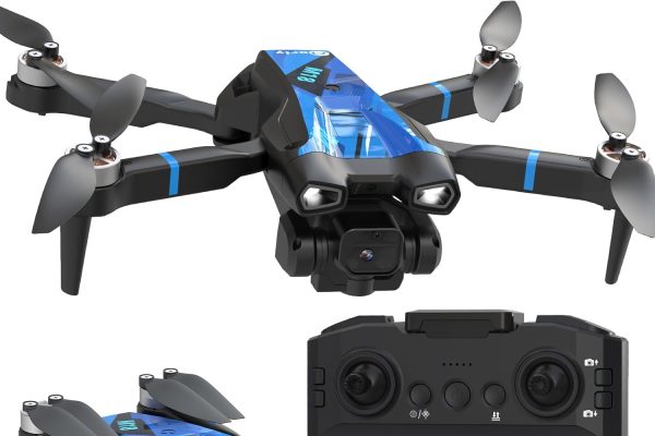 M18LCD Mini Drone with 4K Camera Drone with Remote Control LCD 3D Flip Design Foldable Remote Control Rechargeable 3 Speed RC Quadcopter for Beginners