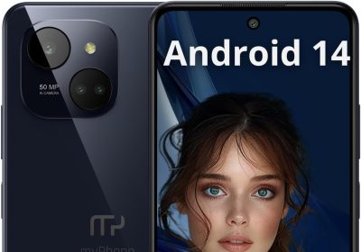 myPhone Slim and Stylish Limited Smartphone NFC Function without Contract N23 Plus 5G Night Blue, 5000mAh Battery 50mpx Camera, FHD+ Display 256GB, Up to 16GB RAM Android 14, 6’78 Inch