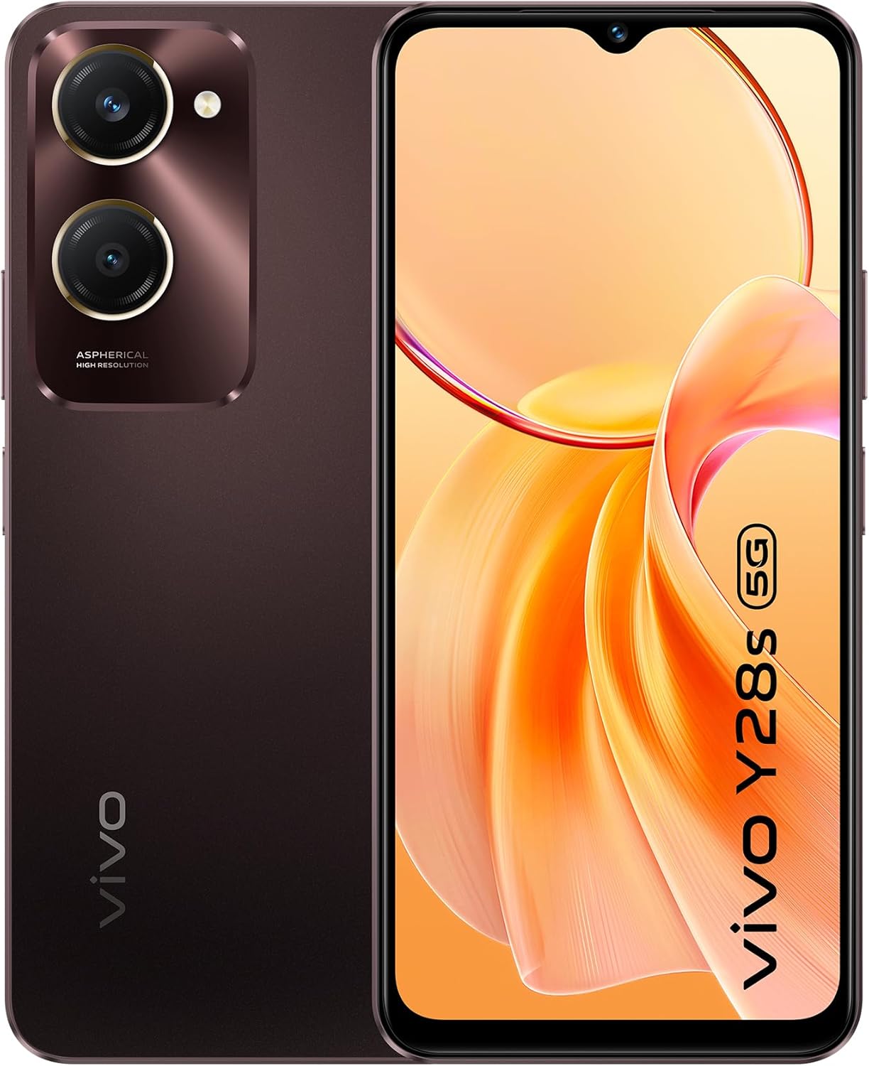 VIVO Y28s 5G 4GB-128GB Brown (Mocha Brown) Dual SIM
