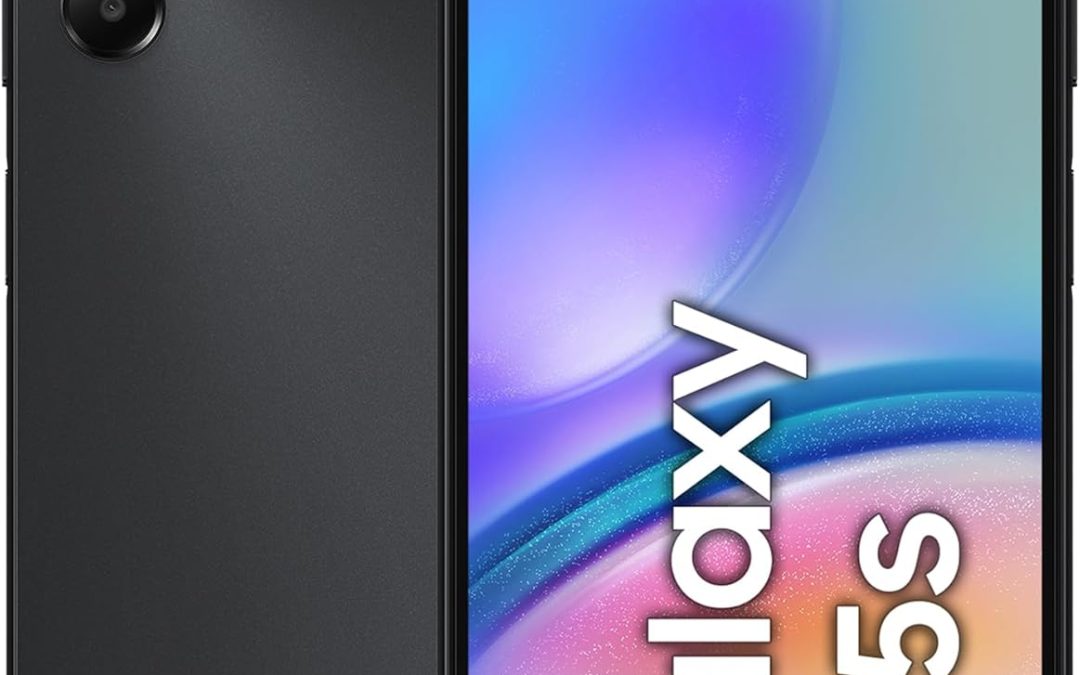 Samsung Galaxy A05s Android Smartphone, Infinity-U Display 6.7 inches, 4GB RAM, 128GB, Internal Memory Expandable up to 1 TB, 5000 mAh Battery, Black