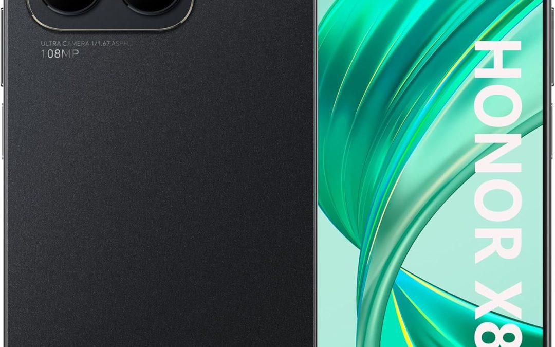 HONOR X8b Android 13 Dual SIM 4G NFC Smartphone 8GB RAM 256GB AMOLED FHD+ 6.7 Inch Display Phone with Qualcomm Snapdragon 680 108+50MP 4500mAh Midnight Black