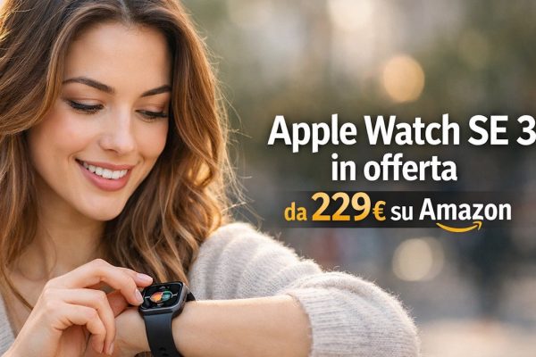 Apple Watch SE 3 da 229€, con cassa da 44mm a 245€ e altre interessanti offerte per gli Apple Watch