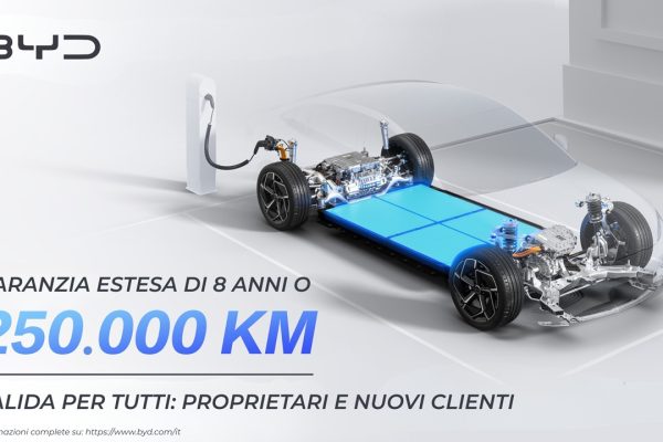 BYD alza ulteriormente l'asticella: batterie garantite per almeno 250.000 km