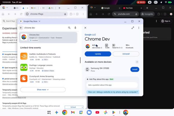 Google mostra per sbaglio Android per PC: ecco le prime immagini reali di Aluminium OS