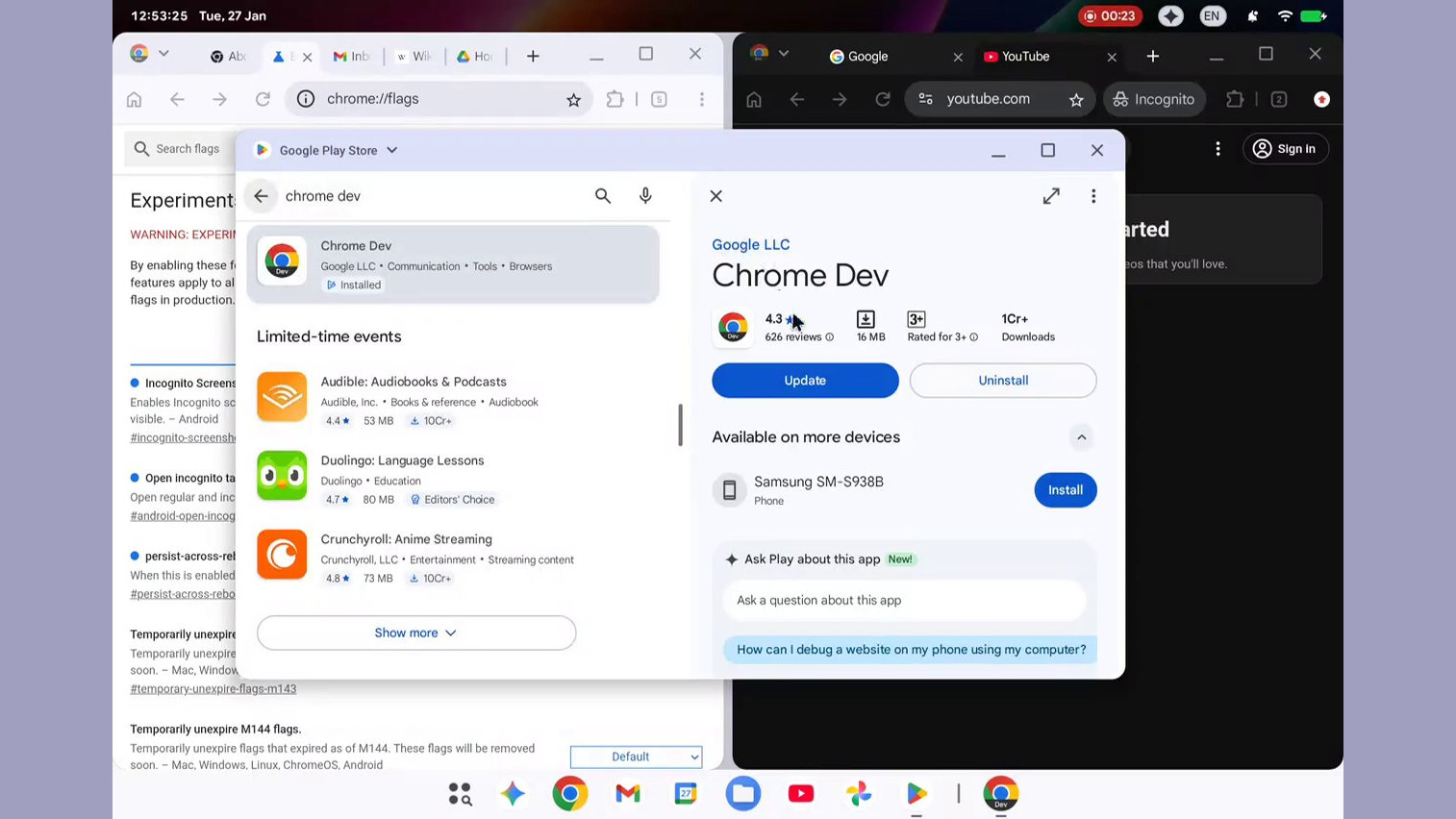 Google mostra per sbaglio Android per PC: ecco le prime immagini reali di Aluminium OS
