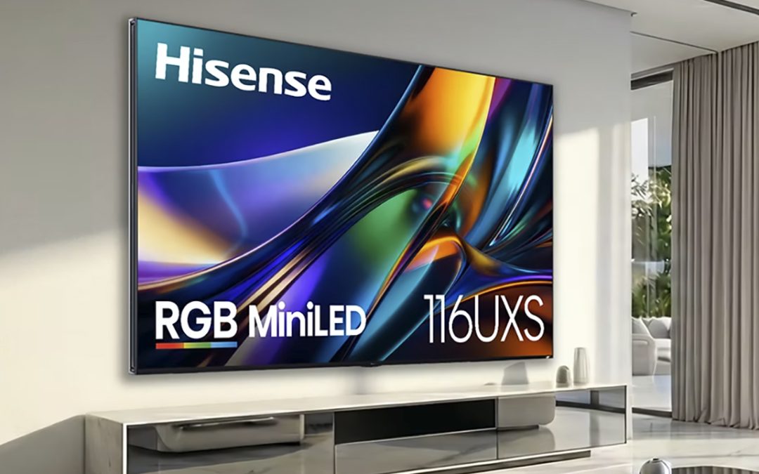 Hisense introduce RGB MiniLED evo (a quattro colori) e proiettore laser XR10 al CES 2026