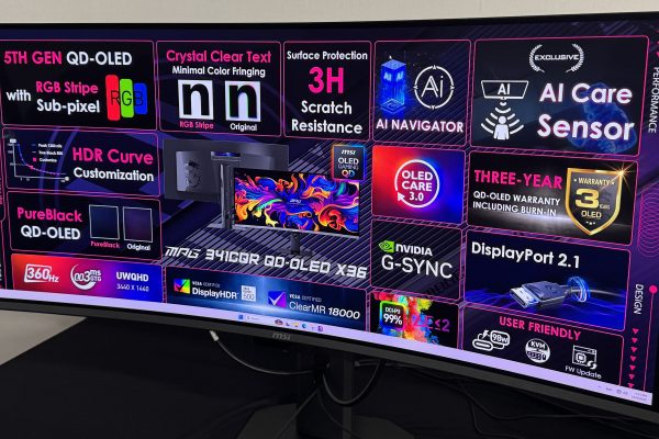 I nuovi schermi QD-OLED di quinta generazione di MSI, per i gamers
