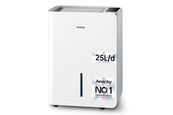 Il miglior deumidificatore su Amazon scende a 135€: è un 25L/24h, 4,6 stelle in Amazon, senza rivali a questo prezzo