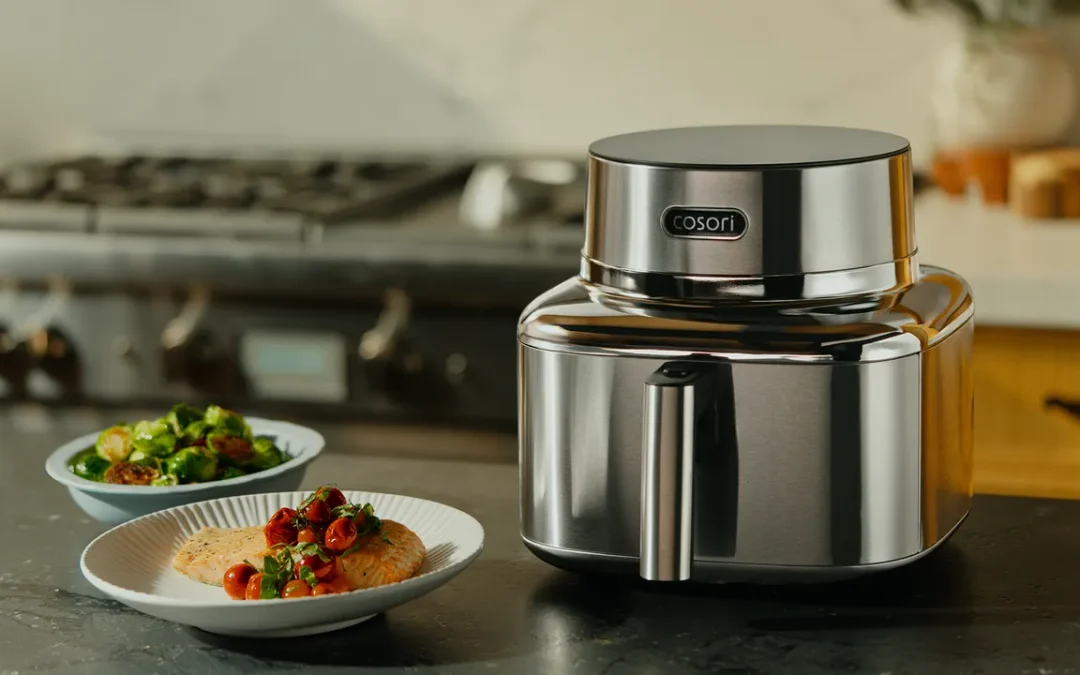 La friggitrice ad aria in acciaio inox