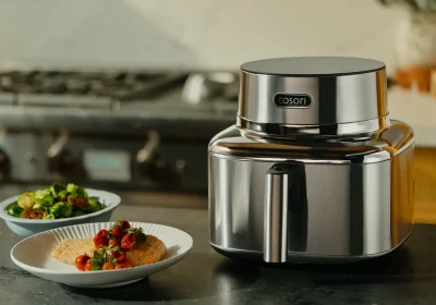 La friggitrice ad aria in acciaio inox